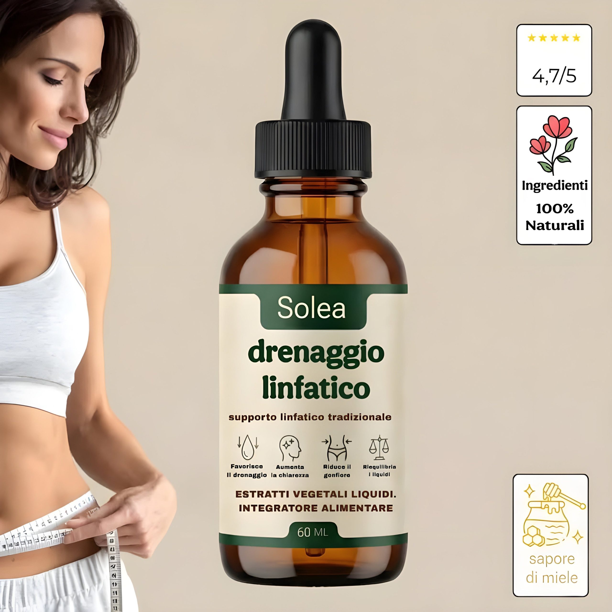 Solea™ Gocce di Benessere — Drenaggio Linfatico